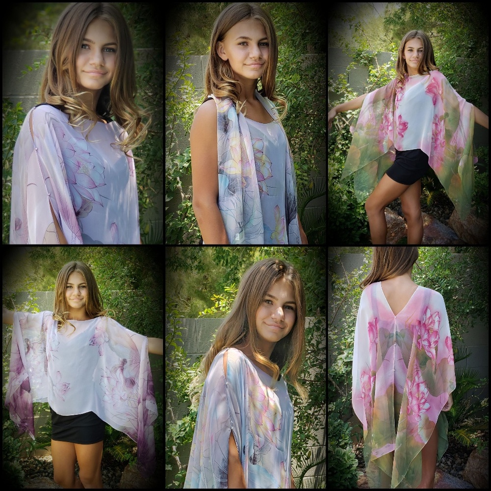 Coverups - GRAY, PURPLES, OLIVE GREEN & PINK